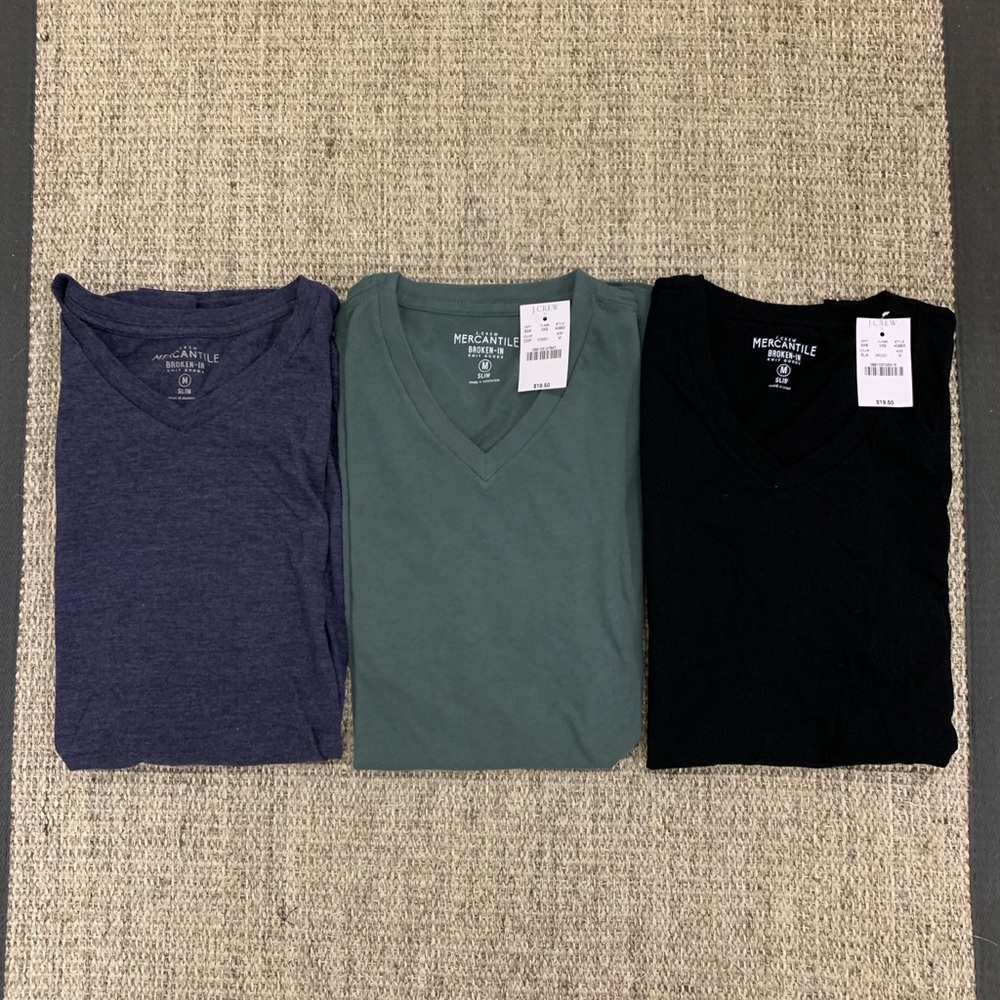 J Crew V Necks (Men’s Medium)